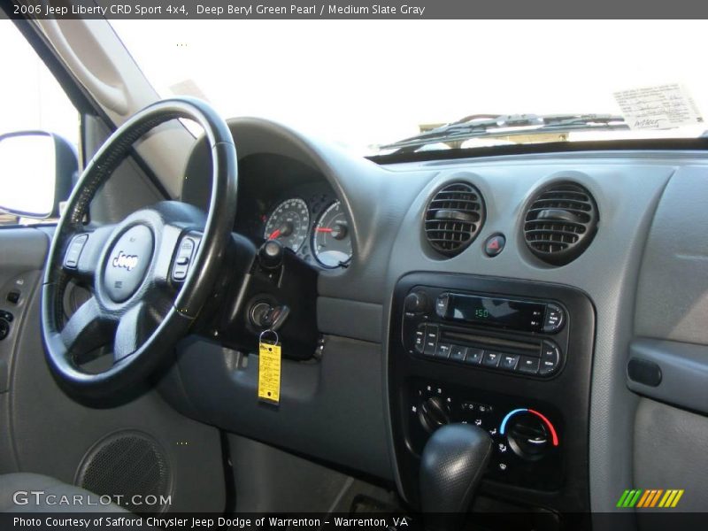 Deep Beryl Green Pearl / Medium Slate Gray 2006 Jeep Liberty CRD Sport 4x4