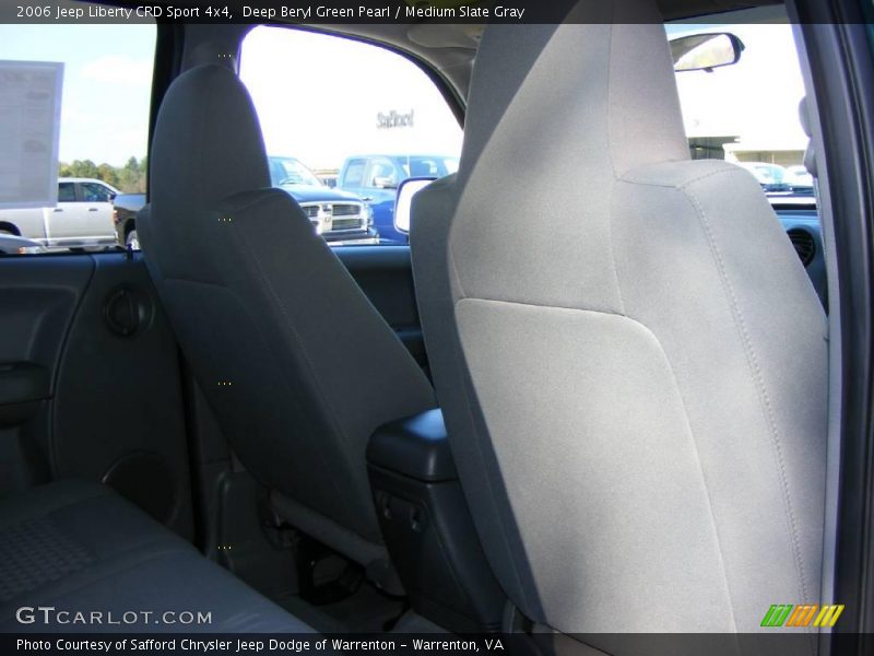 Deep Beryl Green Pearl / Medium Slate Gray 2006 Jeep Liberty CRD Sport 4x4