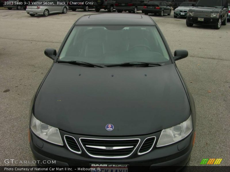 Black / Charcoal Grey 2003 Saab 9-3 Vector Sedan