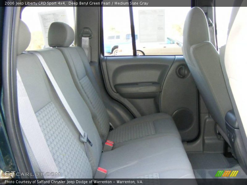 Deep Beryl Green Pearl / Medium Slate Gray 2006 Jeep Liberty CRD Sport 4x4
