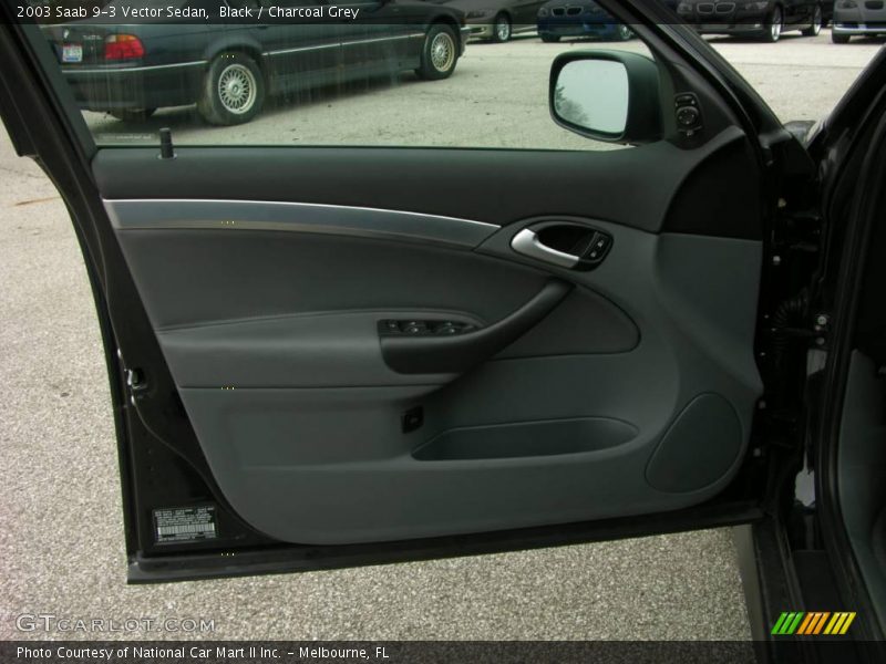 Black / Charcoal Grey 2003 Saab 9-3 Vector Sedan