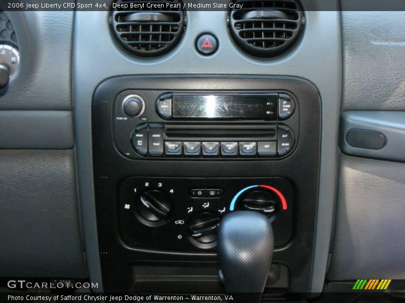 Deep Beryl Green Pearl / Medium Slate Gray 2006 Jeep Liberty CRD Sport 4x4