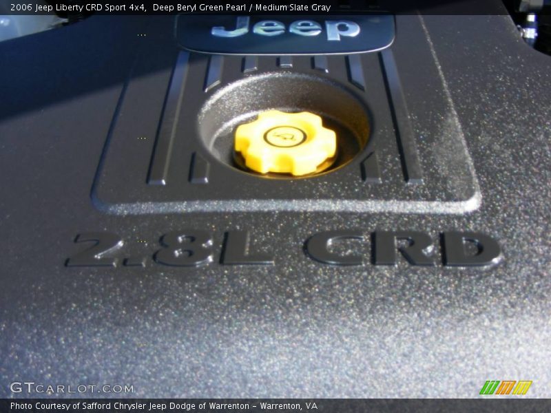 Deep Beryl Green Pearl / Medium Slate Gray 2006 Jeep Liberty CRD Sport 4x4