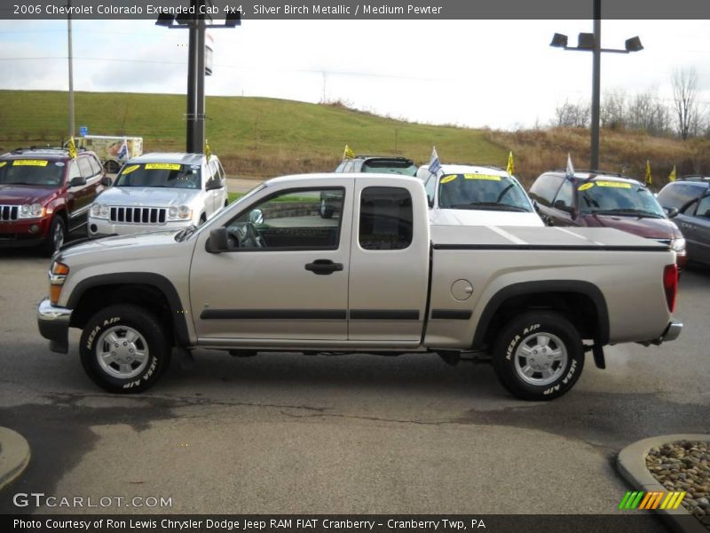 Silver Birch Metallic / Medium Pewter 2006 Chevrolet Colorado Extended Cab 4x4