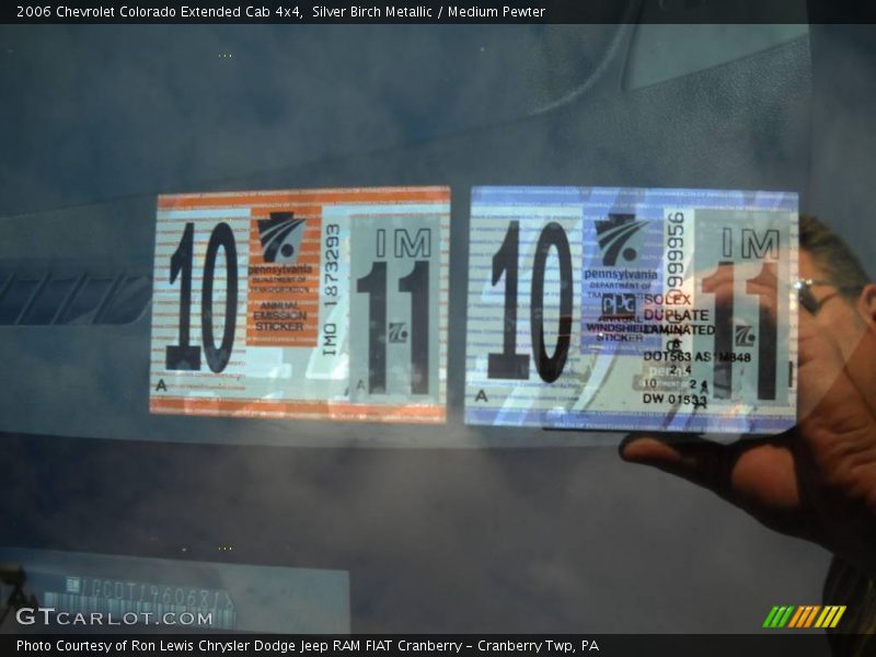 Silver Birch Metallic / Medium Pewter 2006 Chevrolet Colorado Extended Cab 4x4