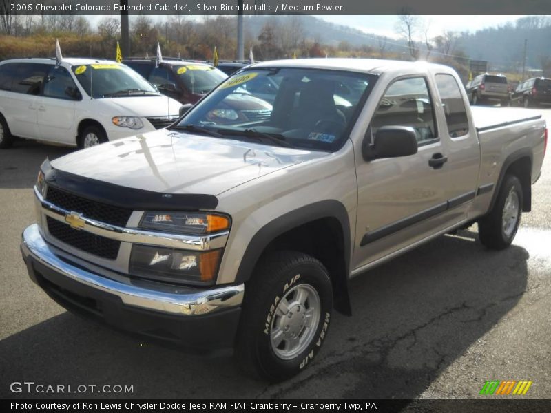 Silver Birch Metallic / Medium Pewter 2006 Chevrolet Colorado Extended Cab 4x4