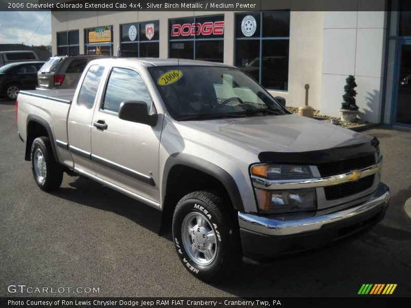 Silver Birch Metallic / Medium Pewter 2006 Chevrolet Colorado Extended Cab 4x4