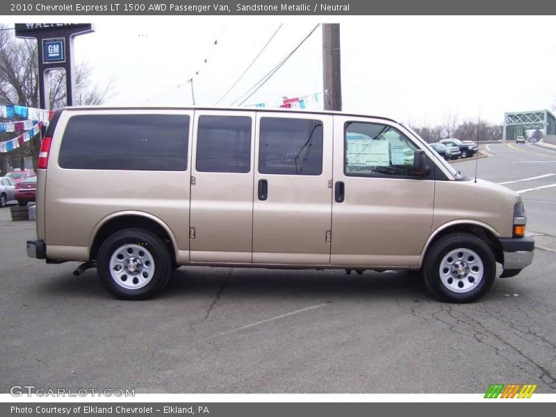 Sandstone Metallic / Neutral 2010 Chevrolet Express LT 1500 AWD Passenger Van