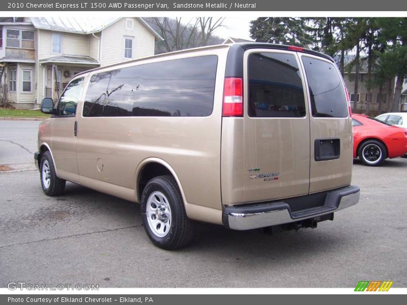 Sandstone Metallic / Neutral 2010 Chevrolet Express LT 1500 AWD Passenger Van