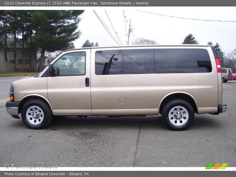 Sandstone Metallic / Neutral 2010 Chevrolet Express LT 1500 AWD Passenger Van