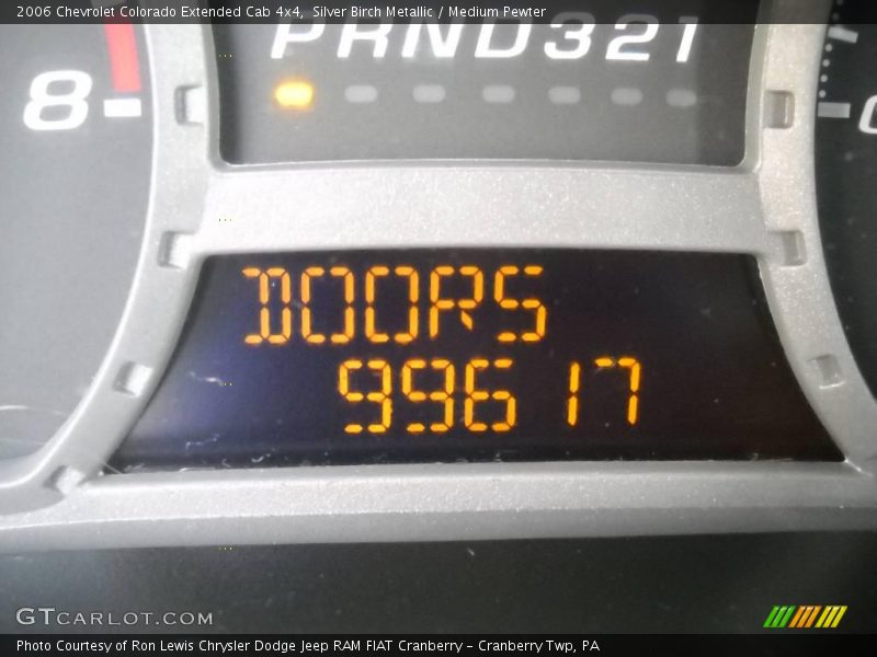 Silver Birch Metallic / Medium Pewter 2006 Chevrolet Colorado Extended Cab 4x4
