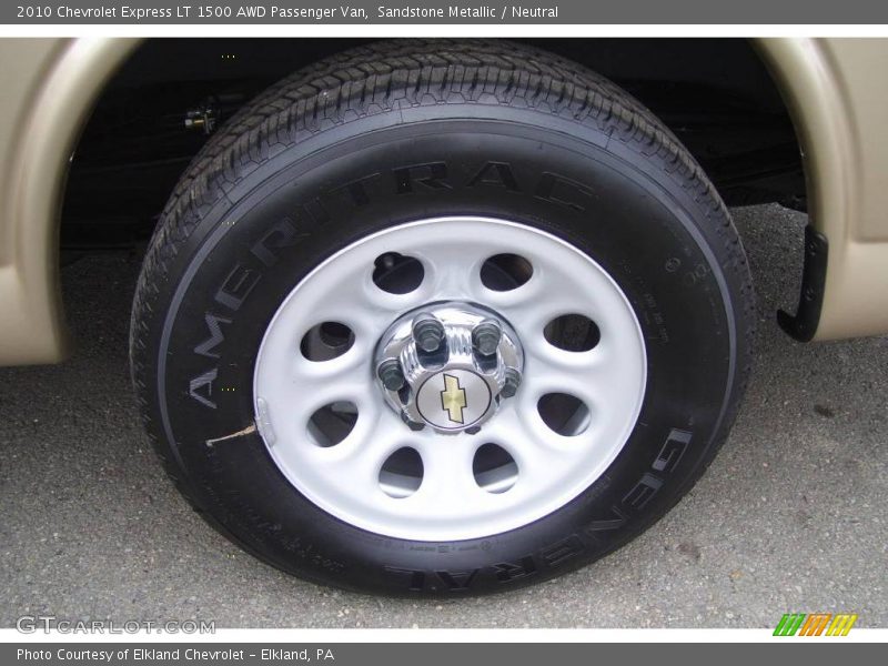 Sandstone Metallic / Neutral 2010 Chevrolet Express LT 1500 AWD Passenger Van