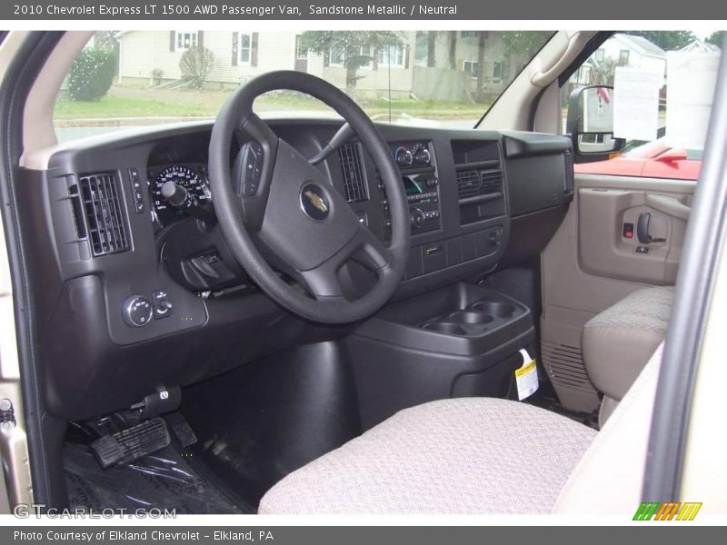 Sandstone Metallic / Neutral 2010 Chevrolet Express LT 1500 AWD Passenger Van