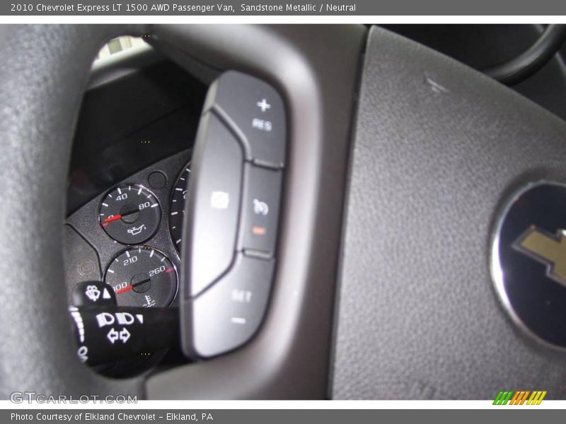 Sandstone Metallic / Neutral 2010 Chevrolet Express LT 1500 AWD Passenger Van