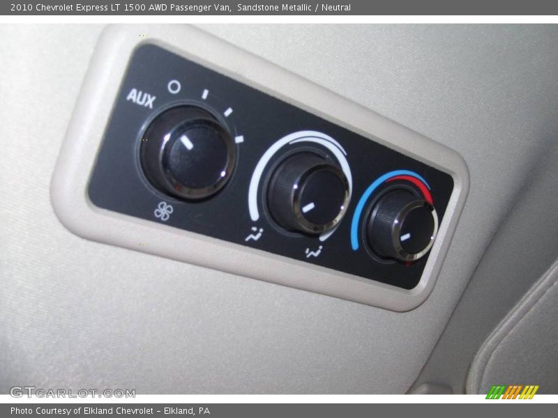 Sandstone Metallic / Neutral 2010 Chevrolet Express LT 1500 AWD Passenger Van