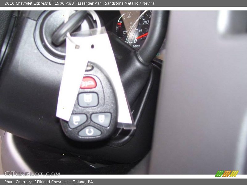 Sandstone Metallic / Neutral 2010 Chevrolet Express LT 1500 AWD Passenger Van