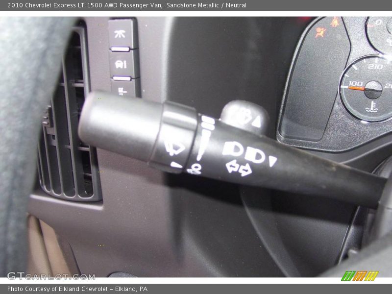 Sandstone Metallic / Neutral 2010 Chevrolet Express LT 1500 AWD Passenger Van