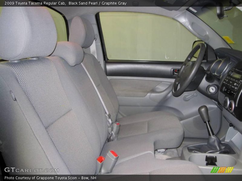 Black Sand Pearl / Graphite Gray 2009 Toyota Tacoma Regular Cab