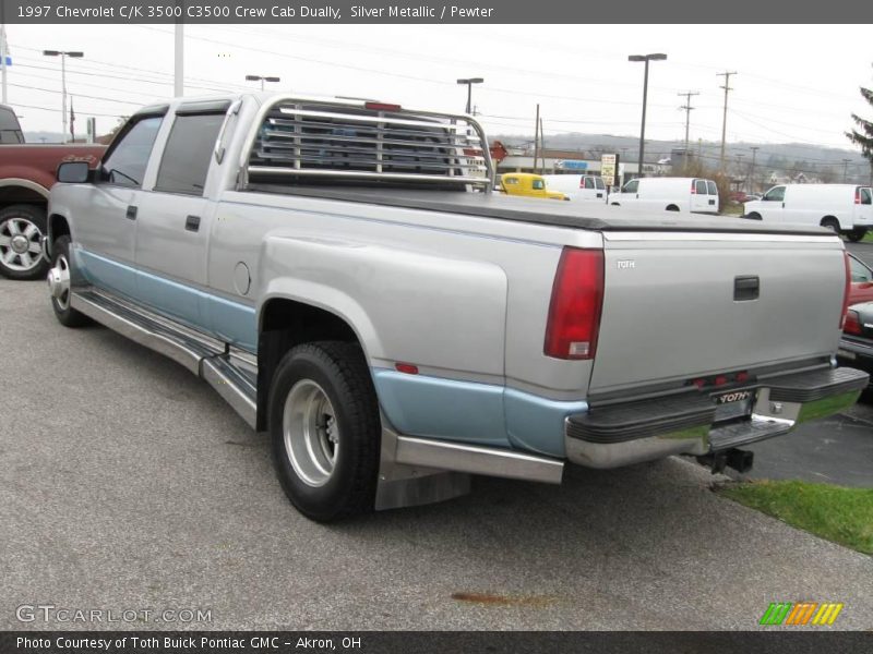 Silver Metallic / Pewter 1997 Chevrolet C/K 3500 C3500 Crew Cab Dually