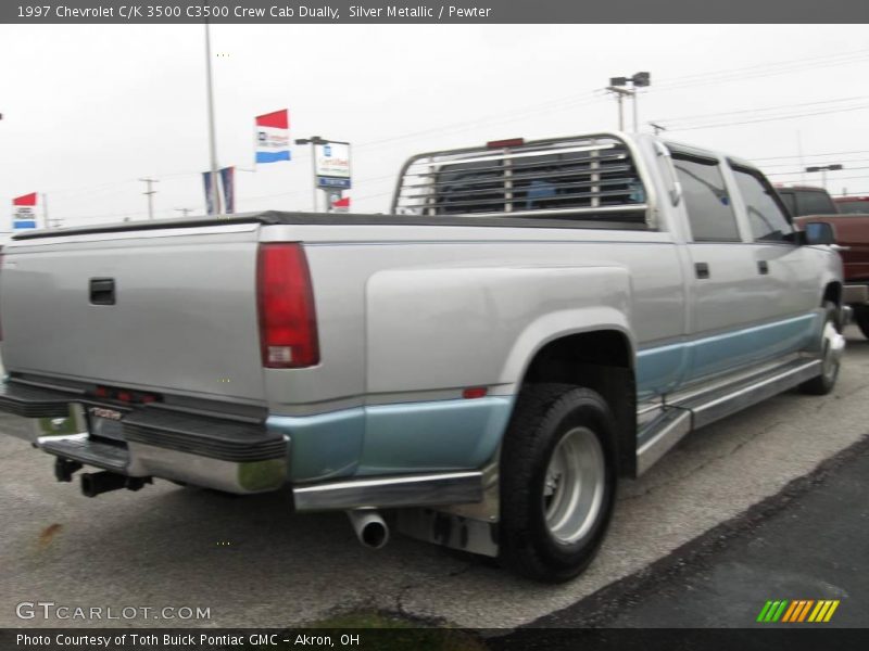 Silver Metallic / Pewter 1997 Chevrolet C/K 3500 C3500 Crew Cab Dually