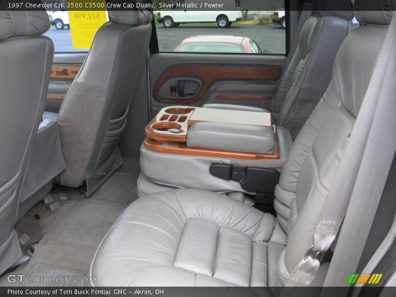 Silver Metallic / Pewter 1997 Chevrolet C/K 3500 C3500 Crew Cab Dually