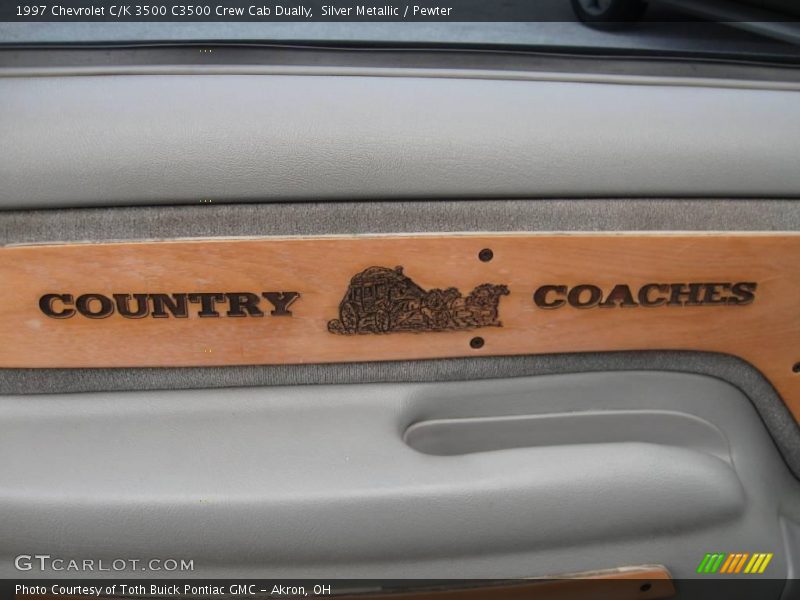 Silver Metallic / Pewter 1997 Chevrolet C/K 3500 C3500 Crew Cab Dually