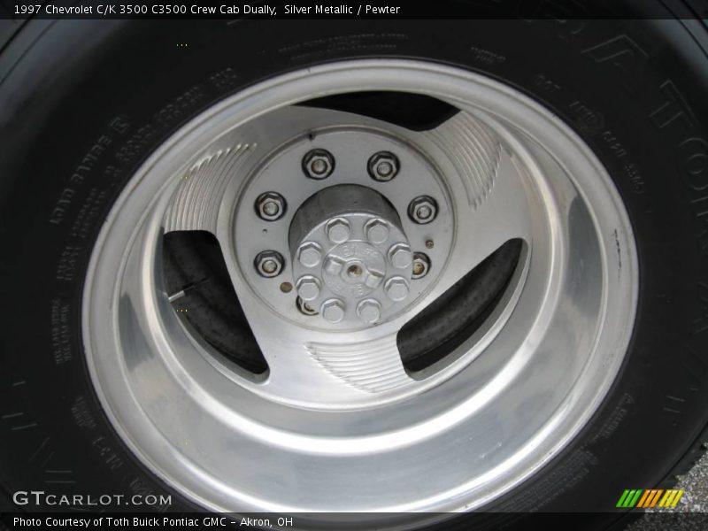 Silver Metallic / Pewter 1997 Chevrolet C/K 3500 C3500 Crew Cab Dually