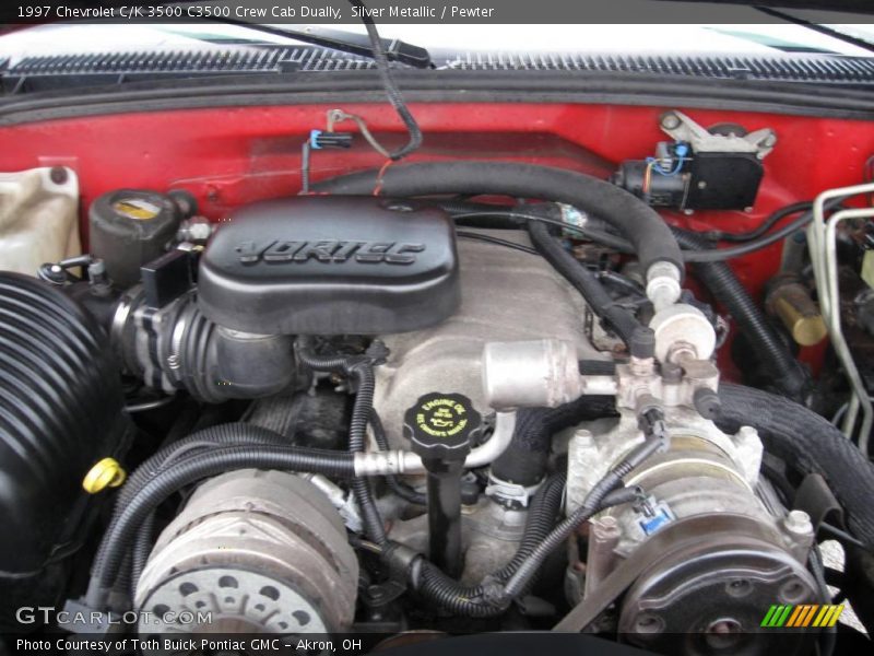 Silver Metallic / Pewter 1997 Chevrolet C/K 3500 C3500 Crew Cab Dually