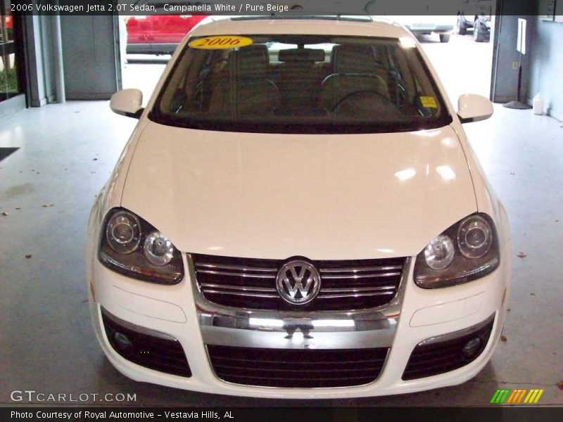 Campanella White / Pure Beige 2006 Volkswagen Jetta 2.0T Sedan
