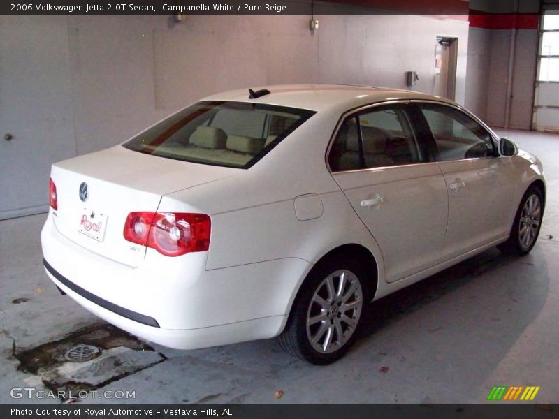 Campanella White / Pure Beige 2006 Volkswagen Jetta 2.0T Sedan