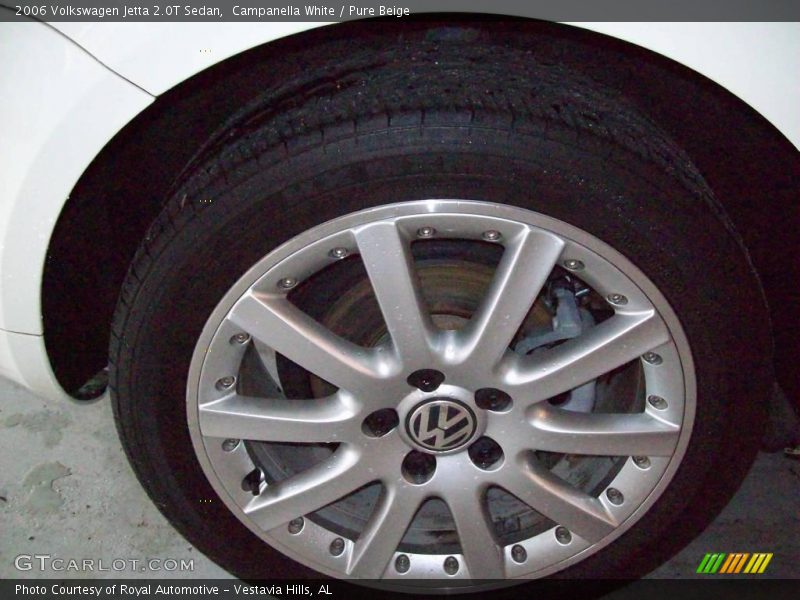 Campanella White / Pure Beige 2006 Volkswagen Jetta 2.0T Sedan