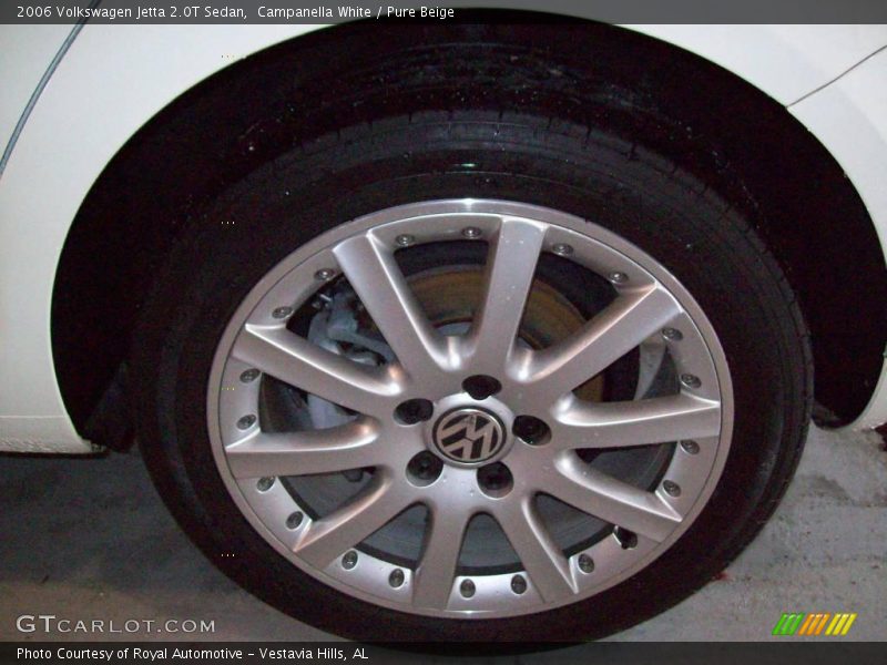 Campanella White / Pure Beige 2006 Volkswagen Jetta 2.0T Sedan