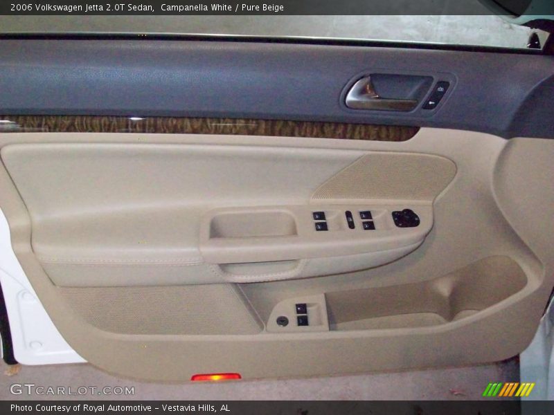 Campanella White / Pure Beige 2006 Volkswagen Jetta 2.0T Sedan