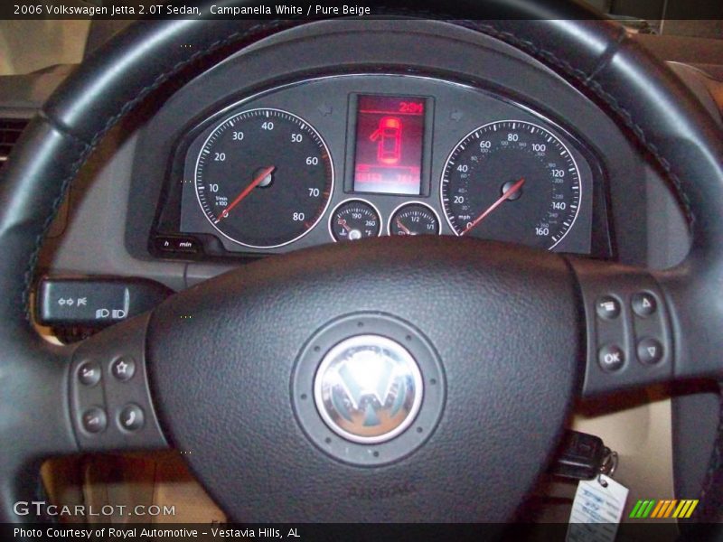 Campanella White / Pure Beige 2006 Volkswagen Jetta 2.0T Sedan