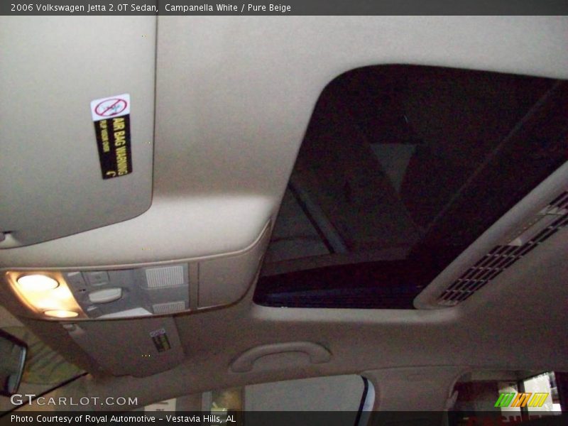 Campanella White / Pure Beige 2006 Volkswagen Jetta 2.0T Sedan