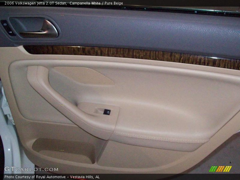 Campanella White / Pure Beige 2006 Volkswagen Jetta 2.0T Sedan