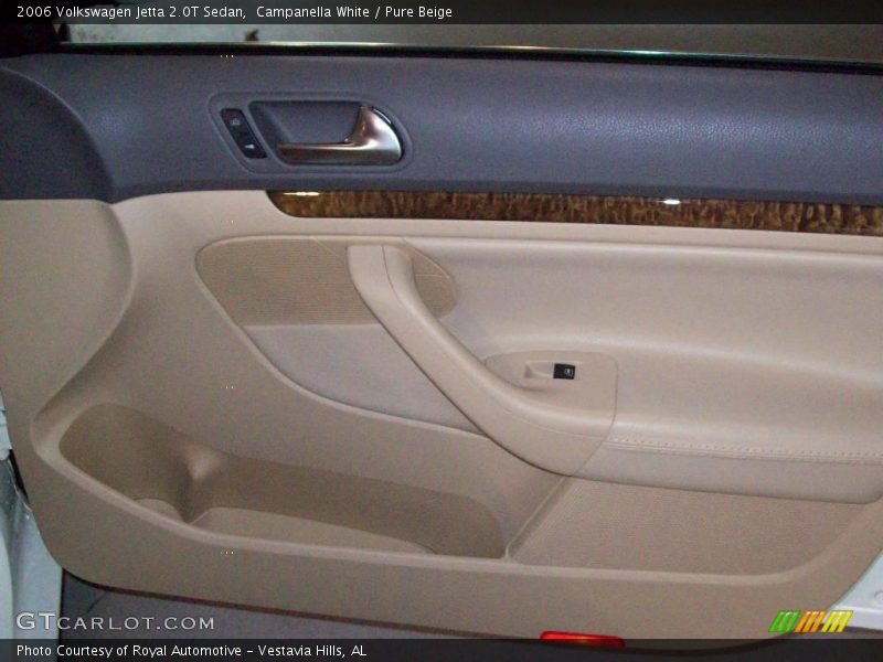 Campanella White / Pure Beige 2006 Volkswagen Jetta 2.0T Sedan