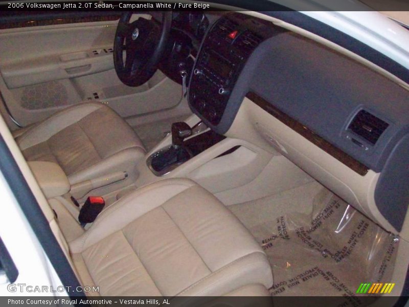 Campanella White / Pure Beige 2006 Volkswagen Jetta 2.0T Sedan
