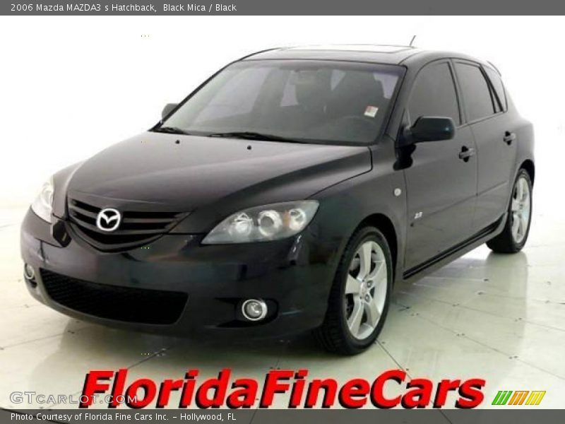 Black Mica / Black 2006 Mazda MAZDA3 s Hatchback