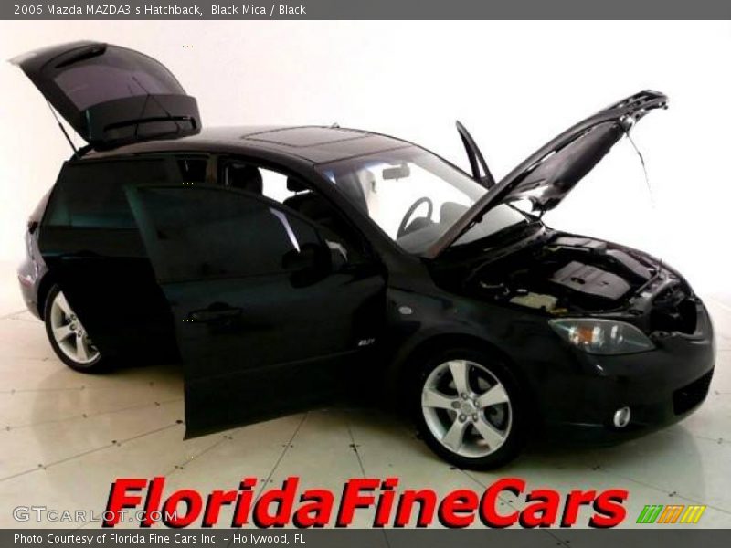 Black Mica / Black 2006 Mazda MAZDA3 s Hatchback