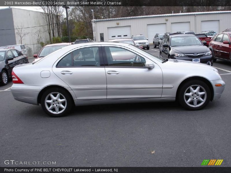 Brilliant Silver Metallic / Charcoal 2003 Mercedes-Benz C 320 Sedan