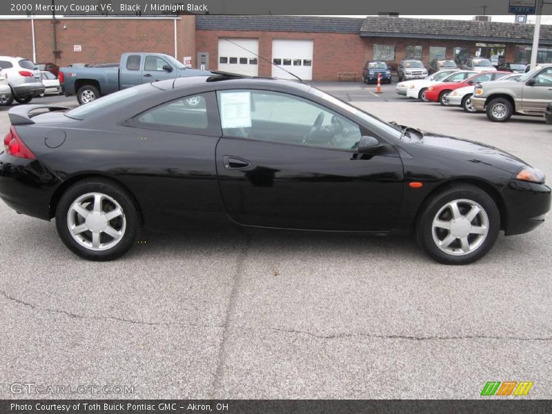 Black / Midnight Black 2000 Mercury Cougar V6