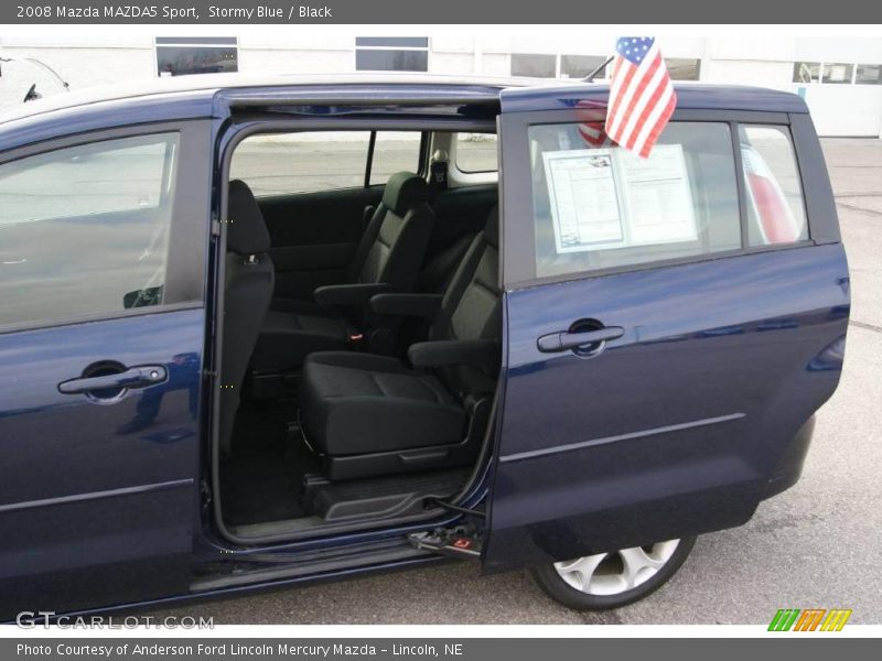 Stormy Blue / Black 2008 Mazda MAZDA5 Sport