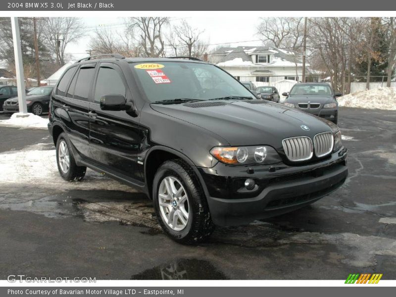 Jet Black / Black 2004 BMW X5 3.0i