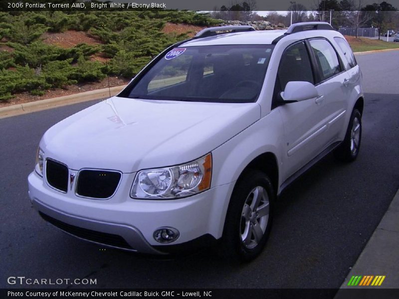 Bright White / Ebony Black 2006 Pontiac Torrent AWD
