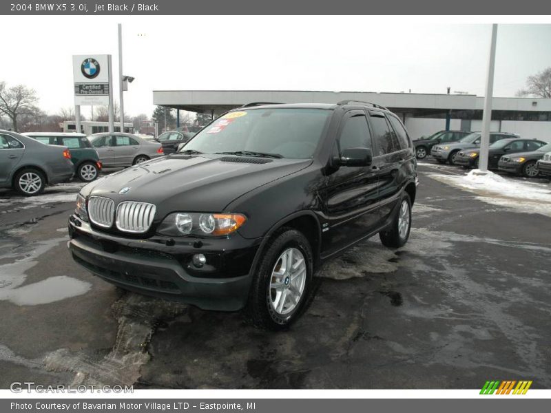 Jet Black / Black 2004 BMW X5 3.0i