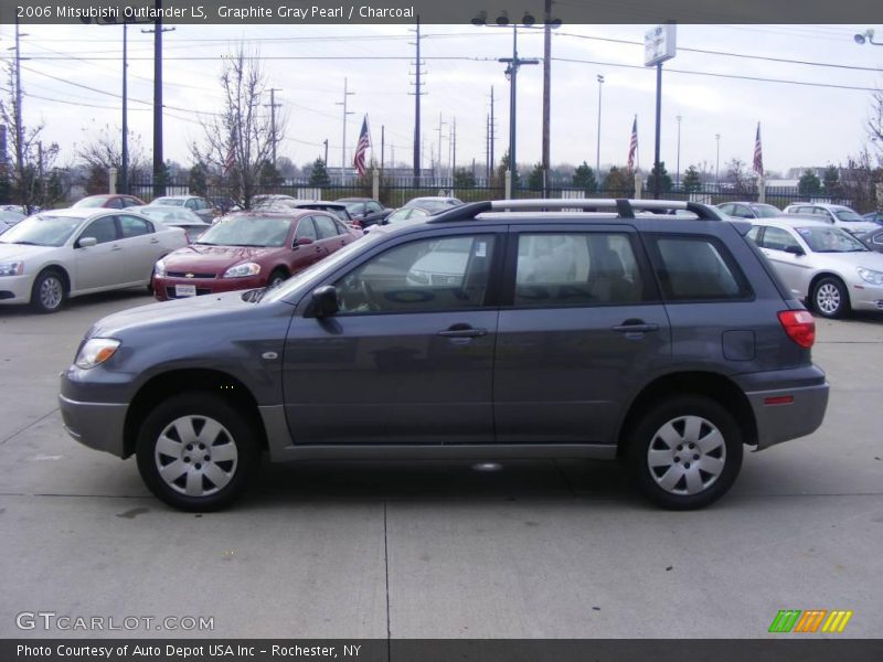 Graphite Gray Pearl / Charcoal 2006 Mitsubishi Outlander LS