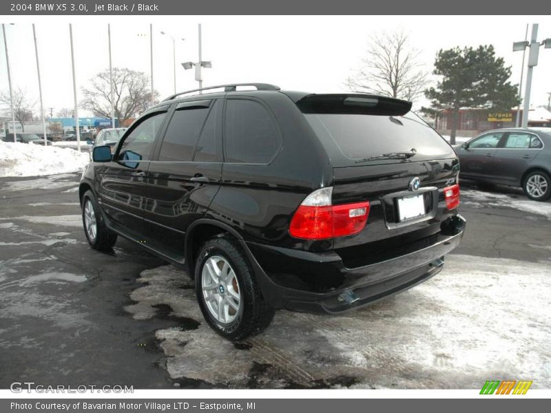 Jet Black / Black 2004 BMW X5 3.0i