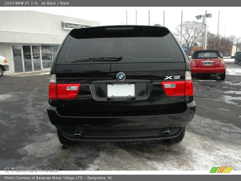 Jet Black / Black 2004 BMW X5 3.0i