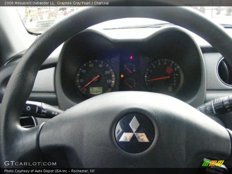 Graphite Gray Pearl / Charcoal 2006 Mitsubishi Outlander LS